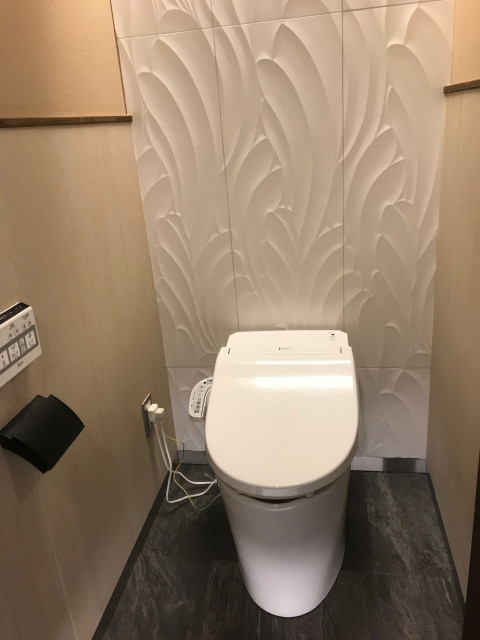 デザイン性のある内装でトイレもオシャレ空間に♪