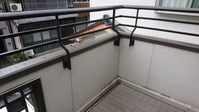 名古屋市東区　笠木・バルコニー防水改修工事　これで雨の心配もなし