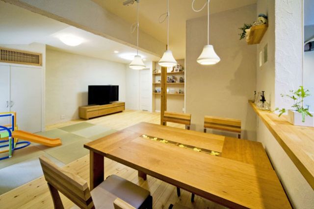 身体にやさしい自然素材を使った、明るく開放的な住まい。