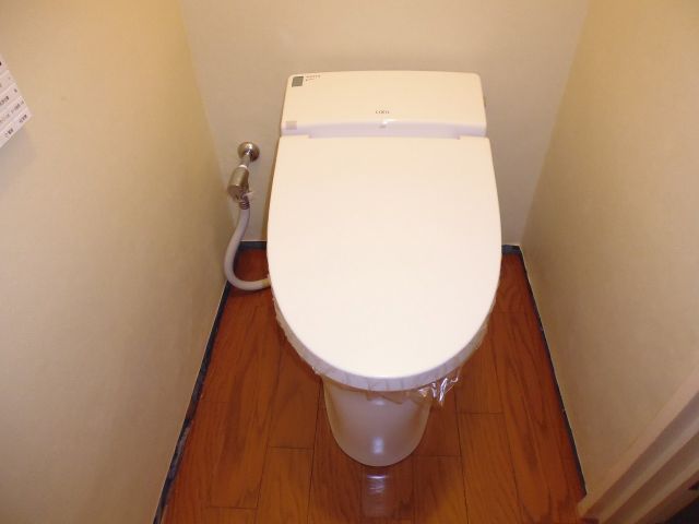 単なるトイレが、タンクレスで掃除もしやすく最新機能を搭載したエコなトイレに様変わりしました。