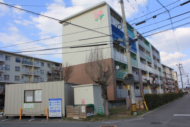 安武団地No.1棟外壁改修工事