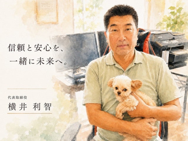 写真：代表 横井 利智