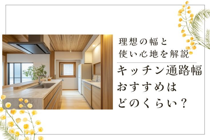 画像:キッチン通路幅のおすすめはどのくらい?理想の幅と使い心地を解説